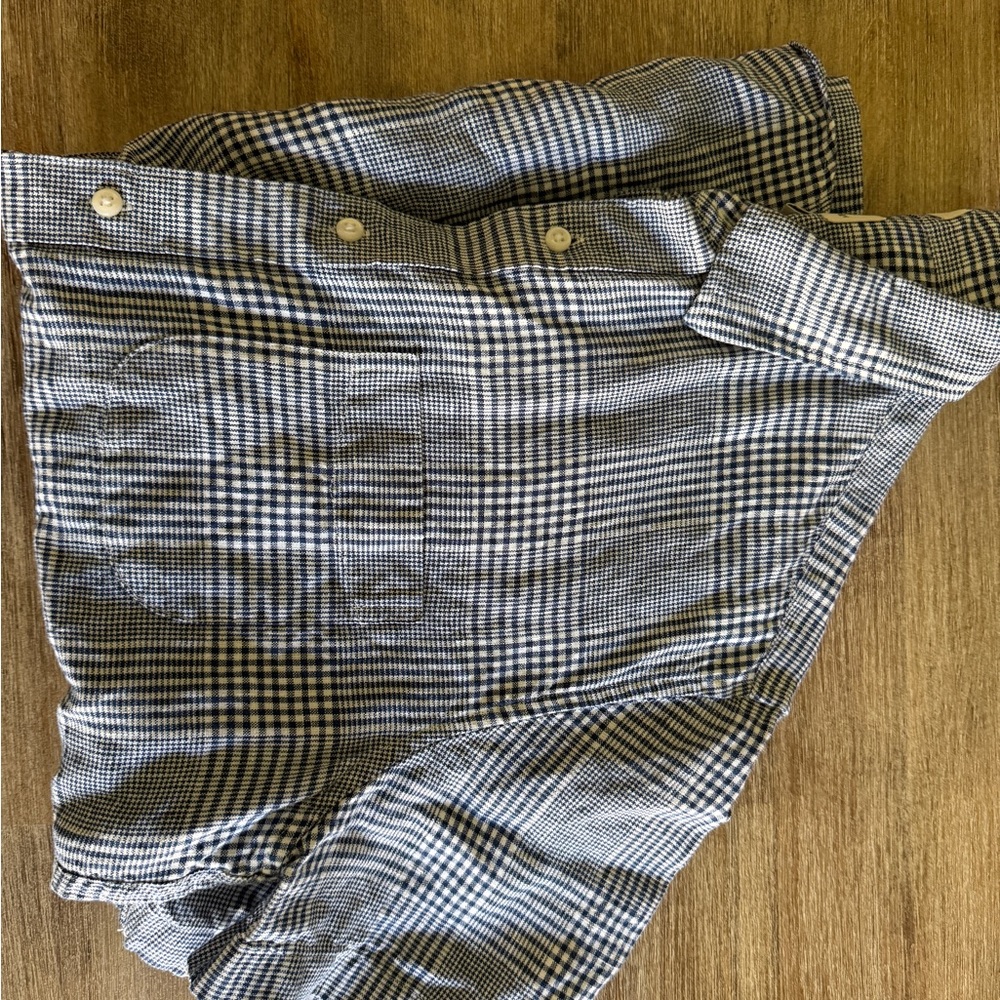 J.Crew Mens Linen Short Sleeve Button Down Shirt